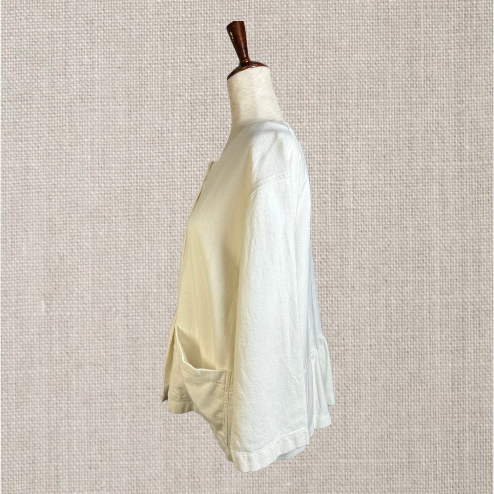 Pendleton White Ivory Linen Button Down Pockets L… - image 4